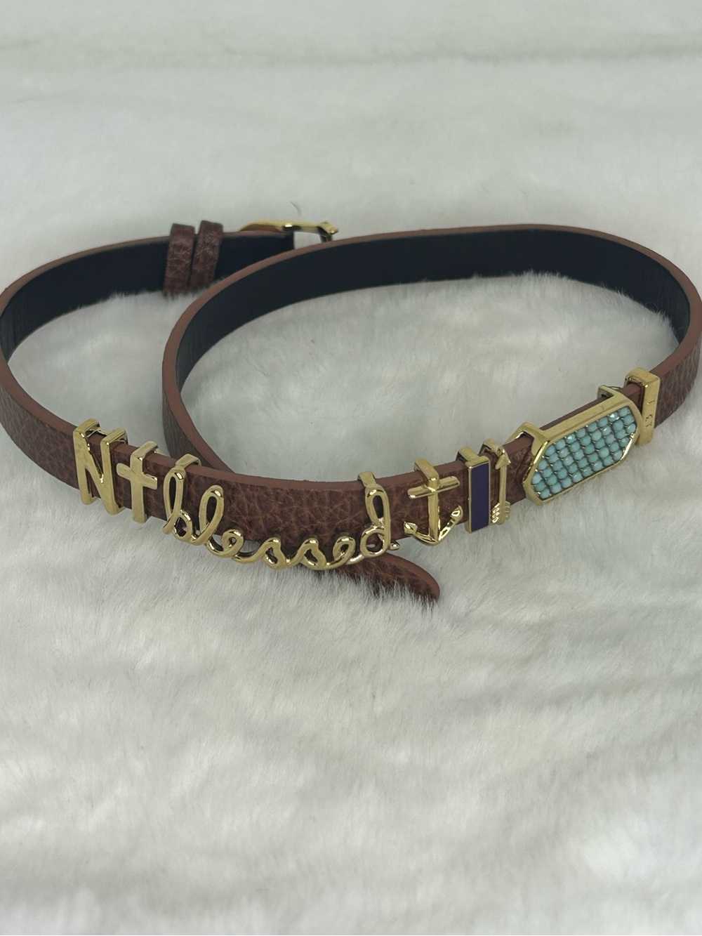 KEEP COLLECTIVE WRAP BRACELET WITH EIGHT CHARMS